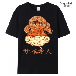 DRAGON BALL Anime peripheral printed pure cotton T-shirt from S to 4XL