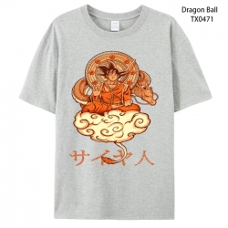 DRAGON BALL Anime peripheral printed pure cotton T-shirt from S to 4XL