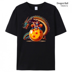 DRAGON BALL Anime peripheral printed pure cotton T-shirt from S to 4XL