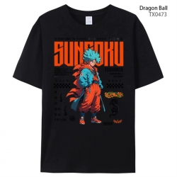 DRAGON BALL Anime peripheral printed pure cotton T-shirt from S to 4XL