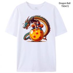 DRAGON BALL Anime peripheral printed pure cotton T-shirt from S to 4XL