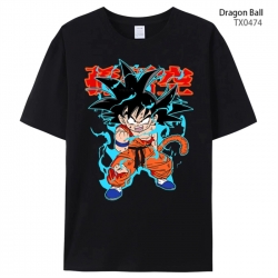 DRAGON BALL Anime peripheral printed pure cotton T-shirt from S to 4XL