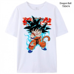 DRAGON BALL Anime peripheral printed pure cotton T-shirt from S to 4XL