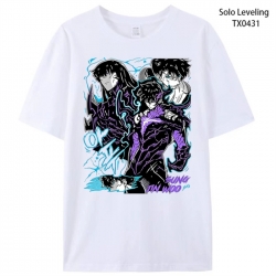 Solo Leveling:Arise Anime peripheral printed pure cotton T-shirt from S to 4XL