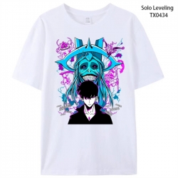 Solo Leveling:Arise Anime peripheral printed pure cotton T-shirt from S to 4XL