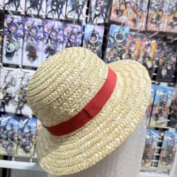 One Piece Anime Cartoon Cosplay Sunscreen Straw Hat 31cm