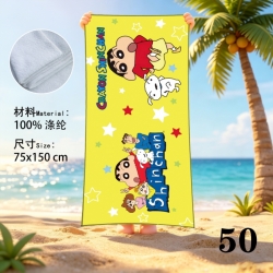SpongeBob Anime peripheral beach towel sweatshirt 75x150cm