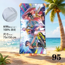 K-Pop:Demon Hunters  Anime peripheral beach towel sweatshirt 75x150cm