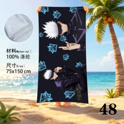 Jujutsu Kaisen  Anime peripheral beach towel sweatshirt 75x150cm