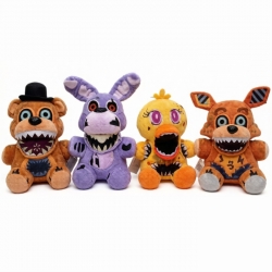 Five Nights at Freddys Anime peripheral plush toy pendant 20CM a set of 4