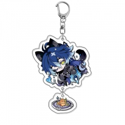 Genshin Impact Anime acrylic Pendant Key Chain  price for 5 pcs