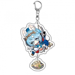 Genshin Impact Anime acrylic Pendant Key Chain  price for 5 pcs