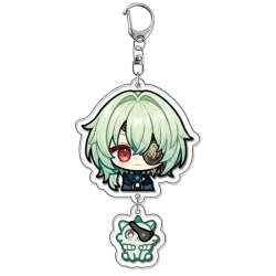Honkai: Star Rail Anime acrylic Pendant Key Chain  price for 5 pcs