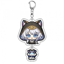 Honkai: Star Rail Anime acrylic Pendant Key Chain  price for 5 pcs