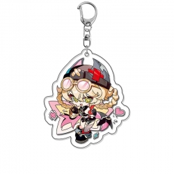 Genshin Impact Anime Acrylic Keychain Charm price for 5 pcs