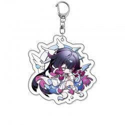 Genshin Impact Anime Acrylic Keychain Charm price for 5 pcs