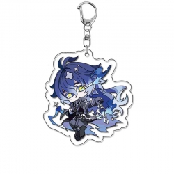 Genshin Impact Anime Acrylic Keychain Charm price for 5 pcs