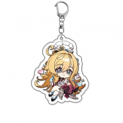 Genshin Impact Anime Acrylic Keychain Charm price for 5 pcs