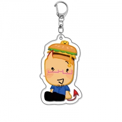 &zwnj;The Abandoned Visitor Anime Acrylic Keychain Charm price for 5 pcs