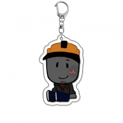 &zwnj;The Abandoned Visitor Anime Acrylic Keychain Charm price for 5 pcs
