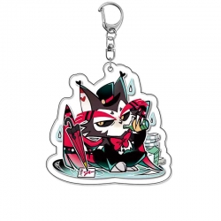 Hazbin Hotel Anime Acrylic Keychain Charm price for 5 pcs