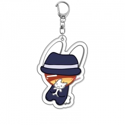 &zwnj;The Abandoned Visitor Anime Acrylic Keychain Charm price for 5 pcs