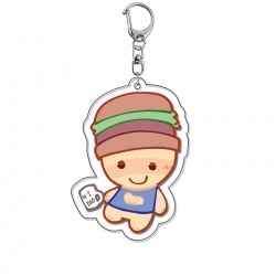 &zwnj;The Abandoned Visitor Anime Acrylic Keychain Charm price for 5 pcs