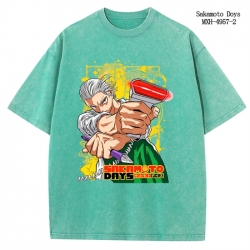 SAKAMOTO DAYS Anime peripheral pure cotton washed and worn T-shirt from S to 2XL