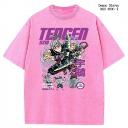 One Piece Anime peripheral pure cotton washed and worn T-shirt from S to 2XL