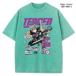 One Piece Anime peripheral pure cotton washed and worn T-shirt from S to 2XL