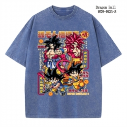 DRAGON BALL Anime peripheral pure cotton washed and worn T-shirt from S to 2XL