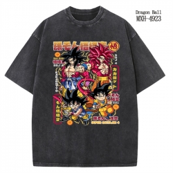 DRAGON BALL Anime peripheral pure cotton washed and worn T-shirt from S to 2XL