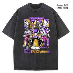 DRAGON BALL Anime peripheral pure cotton washed and worn T-shirt from S to 2XL