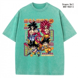DRAGON BALL Anime peripheral pure cotton washed and worn T-shirt from S to 2XL