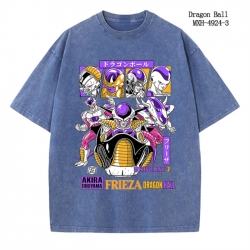 DRAGON BALL Anime peripheral pure cotton washed and worn T-shirt from S to 2XL