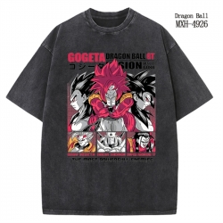 DRAGON BALL Anime peripheral pure cotton washed and worn T-shirt from S to 2XL