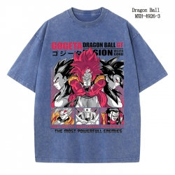 DRAGON BALL Anime peripheral pure cotton washed and worn T-shirt from S to 2XL