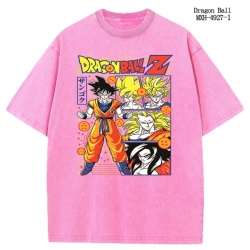 DRAGON BALL Anime peripheral pure cotton washed and worn T-shirt from S to 2XL