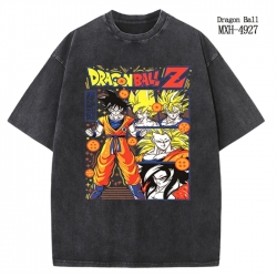 DRAGON BALL Anime peripheral pure cotton washed and worn T-shirt from S to 2XL