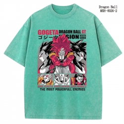 DRAGON BALL Anime peripheral pure cotton washed and worn T-shirt from S to 2XL