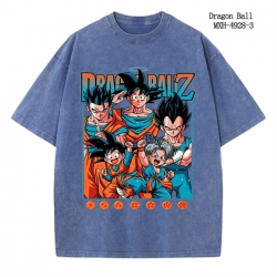 DRAGON BALL Anime peripheral pure cotton washed and worn T-shirt from S to 2XL