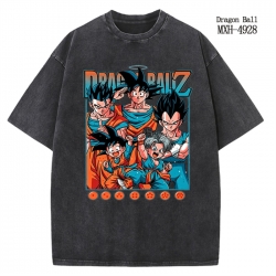 DRAGON BALL Anime peripheral pure cotton washed and worn T-shirt from S to 2XL