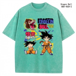 DRAGON BALL Anime peripheral pure cotton washed and worn T-shirt from S to 2XL