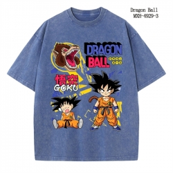 DRAGON BALL Anime peripheral pure cotton washed and worn T-shirt from S to 2XL