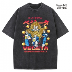 DRAGON BALL Anime peripheral pure cotton washed and worn T-shirt from S to 2XL