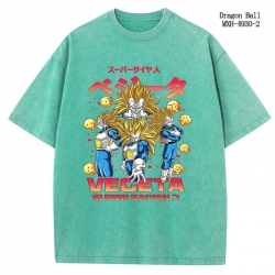 DRAGON BALL Anime peripheral pure cotton washed and worn T-shirt from S to 2XL