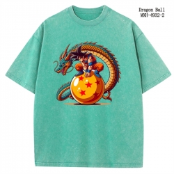 DRAGON BALL Anime peripheral pure cotton washed and worn T-shirt from S to 2XL