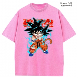 DRAGON BALL Anime peripheral pure cotton washed and worn T-shirt from S to 2XL