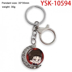 Jujutsu Kaisen Anime double-sided crystal rotating gemstone keychain pendant price for 5 pcs