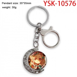 Toilet-bound Hanako-kun Anime double-sided crystal rotating gemstone keychain pendant price for 5 pcs